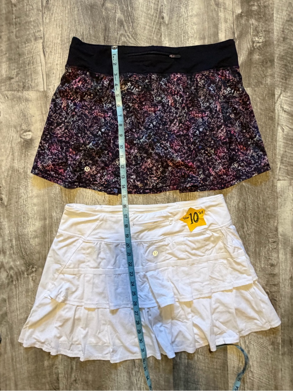 Lululemon 10 and 12 Tall Skirts, each $40